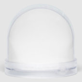 Create Your Own white  Schneekugeln (Rückseite)