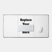 Create Your Own white  Schreibtischunterlage (Tastatur & Maus)