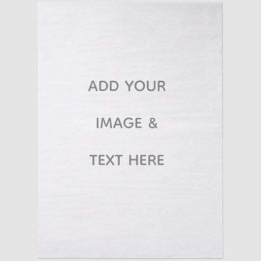 Create Your Own white Seidenpapier (Vorderseite)