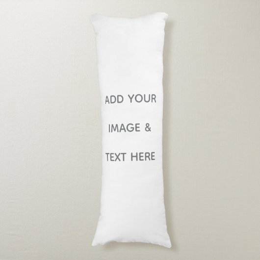 Create Your Own white Seitenschläferkissen (Vorderseite Vertikal)