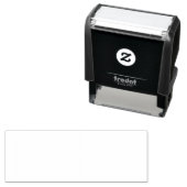 Create Your Own white Self Inking Rubber Stamp Permastempel (Beispiel)