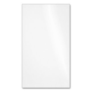 Create Your Own white simple Magnetische Visitenkarte