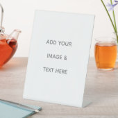 Create Your Own white  Sockelschild (In Situ)