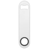 Create Your Own white  Speed Flaschenöffner (Rückseite)