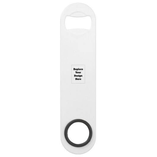 Create Your Own white  Speed Flaschenöffner (Vorderseite)
