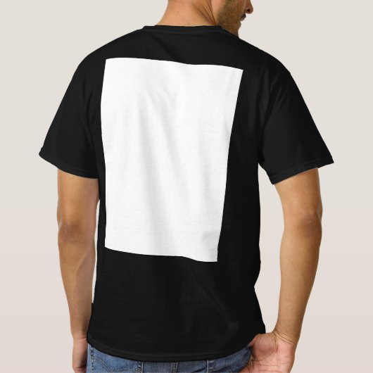 Create Your Own white T-Shirt (Rückseite)