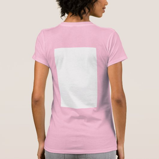 Create Your Own white  T-Shirt (Rückseite)