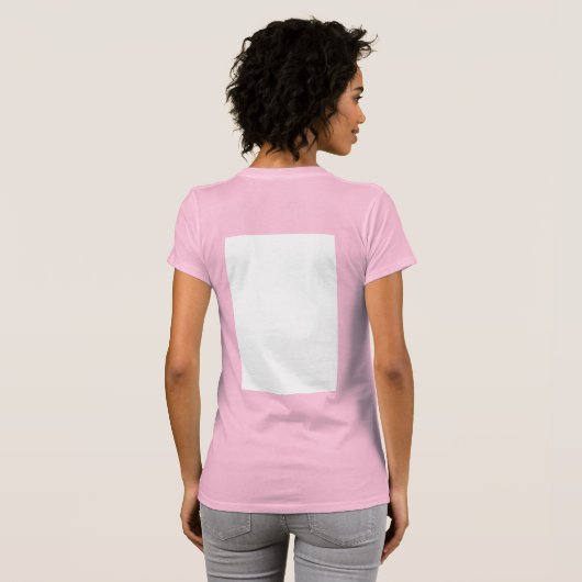 Create Your Own white T-Shirt (Schwarz voll)