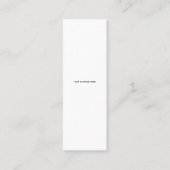 Create Your Own white Telefonnummerkarte (Vorderseite)