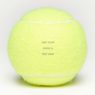 Create Your Own white Tennisbälle
