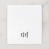 Create Your Own white  Terminkarte (Außenseite Aufgefaltet)