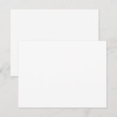 Create Your Own white Thank You Cards Postkarte (Vorne/Hinten)