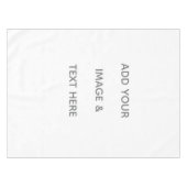 Create Your Own white  Tischdecke (Vorderseite (Horizontal))