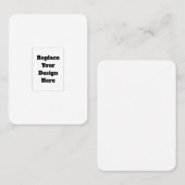 Create Your Own white Treuekarte (Vorne/Hinten)