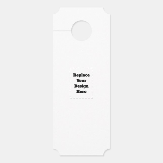 Create Your Own white  Türanhänger (Vorderseite)