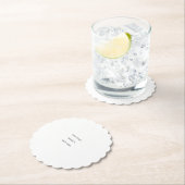 Create Your Own white  Untersetzer (Vor Ort)