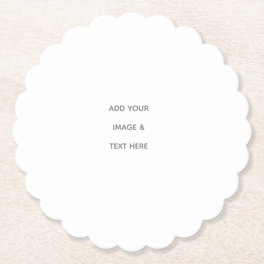 Create Your Own white  Untersetzer (Vorderseite)