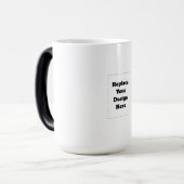 Create Your Own white  Verwandlungstasse (Vorderseite Links)