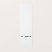 Create Your Own white Visitenkarten (Außenseite Aufgefaltet)
