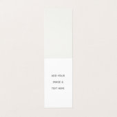 Create Your Own white Visitenkarten (Außenseite Aufgefaltet)