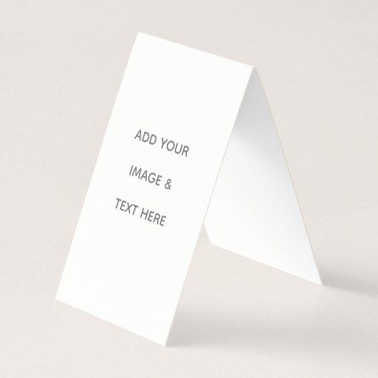 Create Your Own white Visitenkarten (Vorderseite)