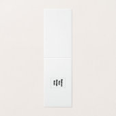 Create Your Own white  Visitenkarten (Außenseite Aufgefaltet)