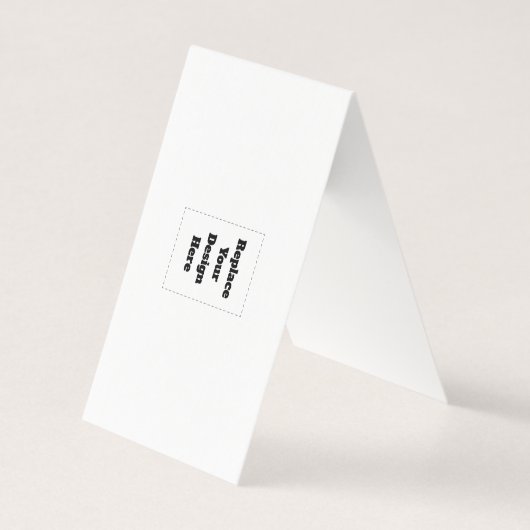 Create Your Own white  Visitenkarten (Vorderseite)