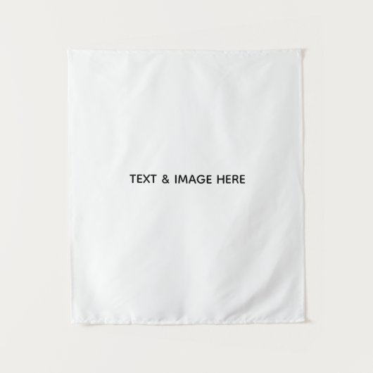 Create Your Own white Wandteppich (Vorderseite)