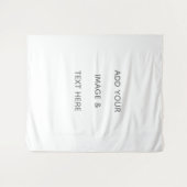 Create Your Own white  Wandteppich (Vorderseite (Horizontal))