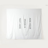 Create Your Own white Wandteppich (Vorderseite (Horizontal))