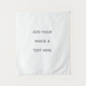 Create Your Own white Wandteppich (Vorderseite)