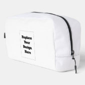 Create Your Own white  Waschbeutel (Rechte Ecke)