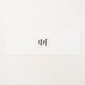 Create Your Own white  Yogamatte (Vorderseite (Horizontal))