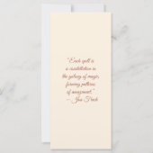 Create Your Own Wild African Animals Bookmark Card (Rückseite)