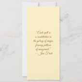 Create Your Own Wild Cheetah Sunrise Bookmark Card (Rückseite)