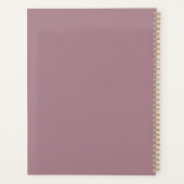 Create Your Own Wildflowers Floral Crescent Moon Planer (Rückseite)