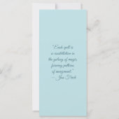 Create Your Own Wiley Red Fox Bookmark Card (Rückseite)