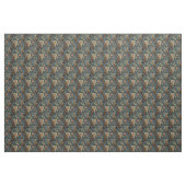 Create Your Own Winter Brown Owls Berries Blue Stoff (Yard (91,4 cm))