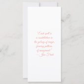 Create Your Own Winter Kitten Bookmark Card (Rückseite)