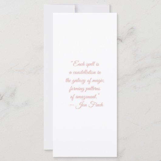 Create Your Own Winter Kitten Bookmark Card (Rückseite)