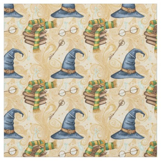 Create Your Own Wizardry Studies Magic Hat Stoff (Nahaufnahme)