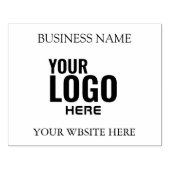 create your own XL Large Business Logo Custom Gummistempel (Prägung)