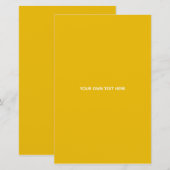 Create Your Own Yellow Custom Design (Vorne/Hinten)