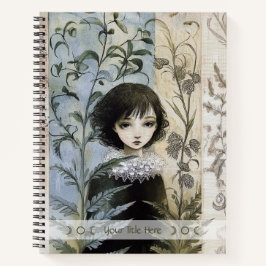 Create Your Own Young Hedge Witch Botanical Notizblock