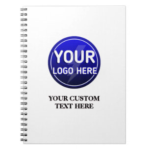 Create your owner's custom logo/editable template notizblock