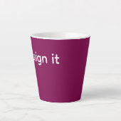 Create Your Promotional Mug Giveaway Milchtasse (Vorderseite)