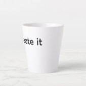 Create Your Promotional Mug Giveaway Milchtasse (Vorderseite)