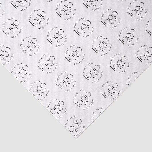 Create Yout Own Minimalist Custom Logo Pattern Seidenpapier (Ausschnitt)