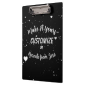 Create Yr Own Modern Brand Pro clipboard Klemmbrett (Links)