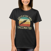 Created and vaccinated fun pro vaccination T-Shirt (Vorderseite)